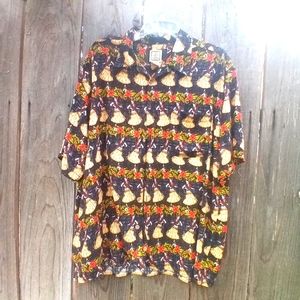 Morro Bay Hawaiian dancers shirt size L(42/44)
